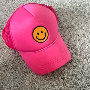 smiley face hat